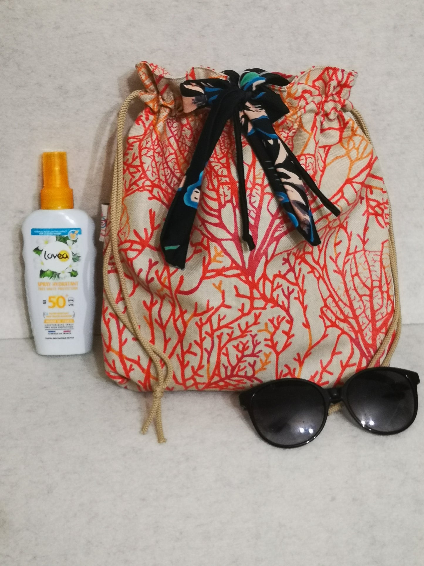 Pochon maillot de bain mouillé