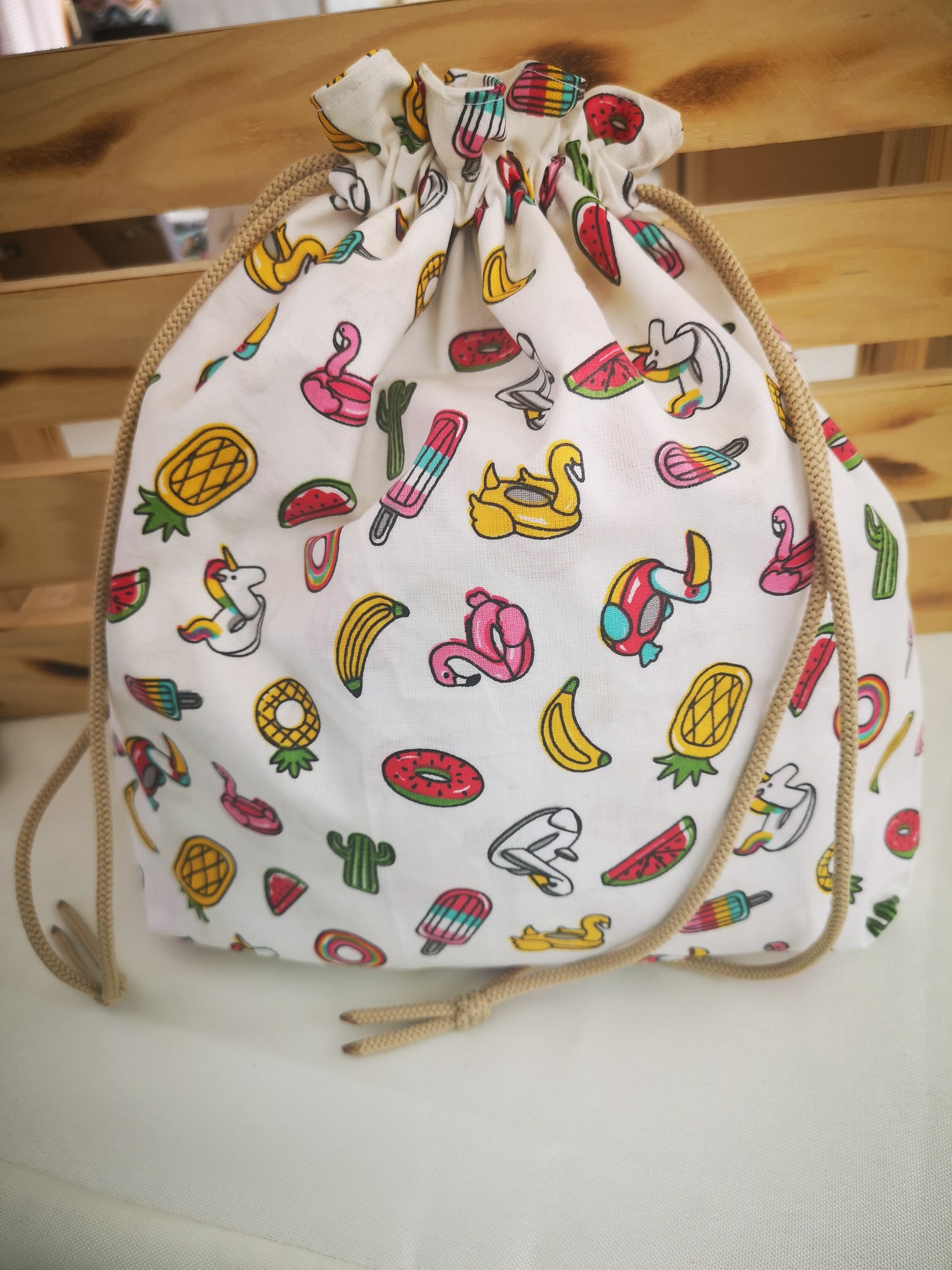 Pochon maillot de bain mouillé
